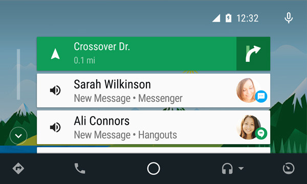 screenshot Android auto